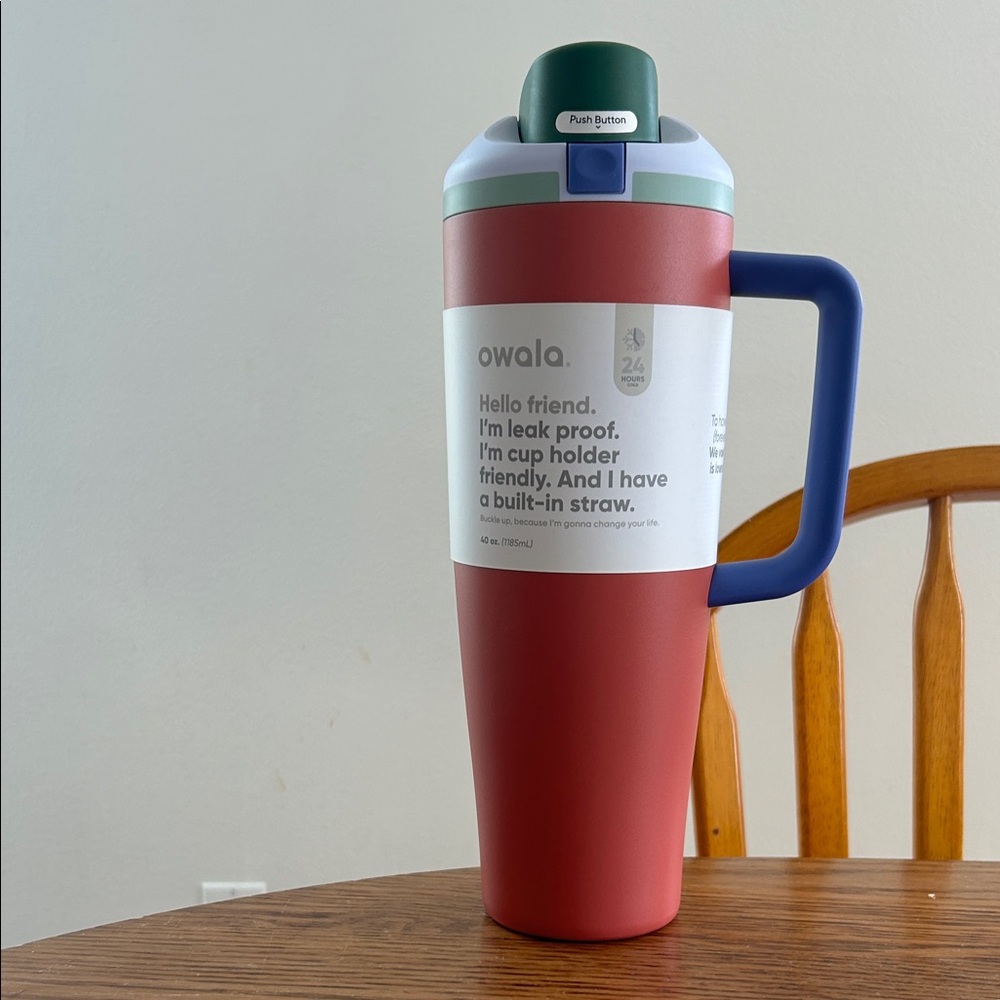 Owala Leak-Proof Water Bottle with Straw
